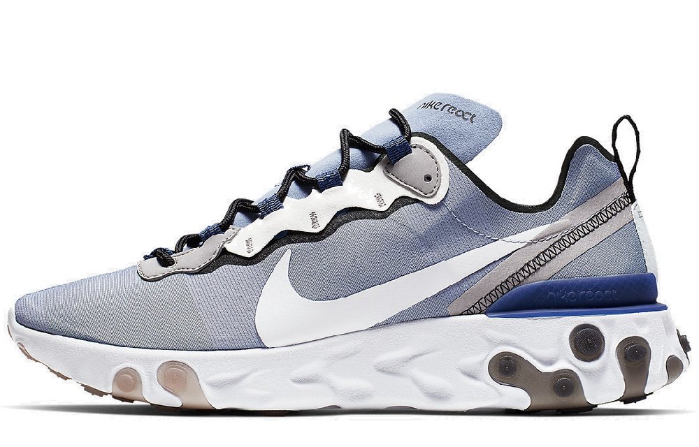 Nike React Element 55 Indigo Fog Mystic Navy