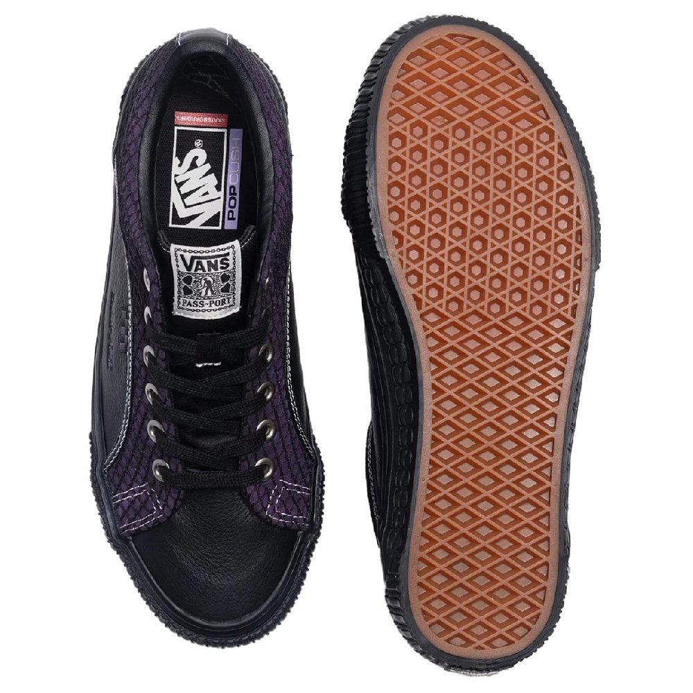 Vans Skate Lampin Pass~Port Black Purple