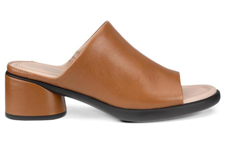 Ecco Slide Slippers 5.5cm Women's Brown купить в интернет-магазине Yoocart с быстрой доставкой по России.