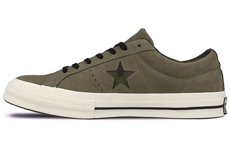 Converse One Star Series Low Top Canvas Shoes Unisex Camouflage Print
