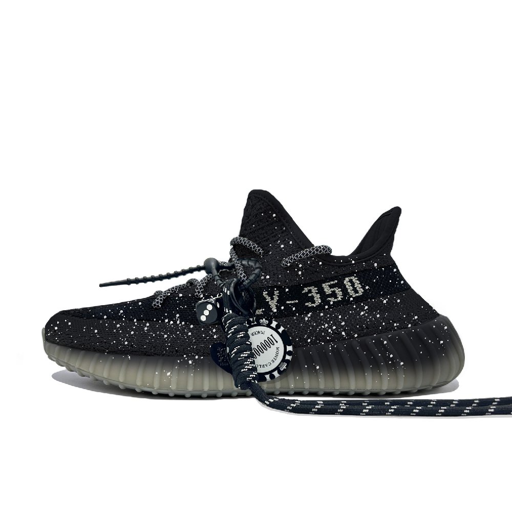 Adidas Originals Yeezy Boost 350 V2 Low Top Casual Shoes Unisex Black