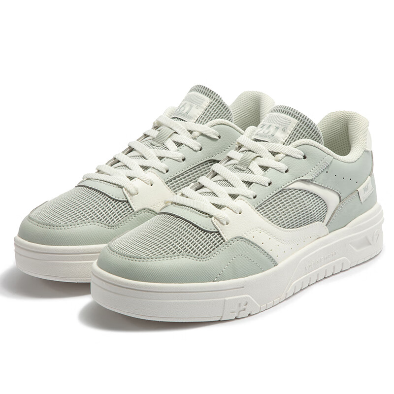 361° Breathable And Wear resistant Low Top Skateboard Shoes Women's White Green купить в интернет-магазине Yoocart с быстрой доставкой по России.