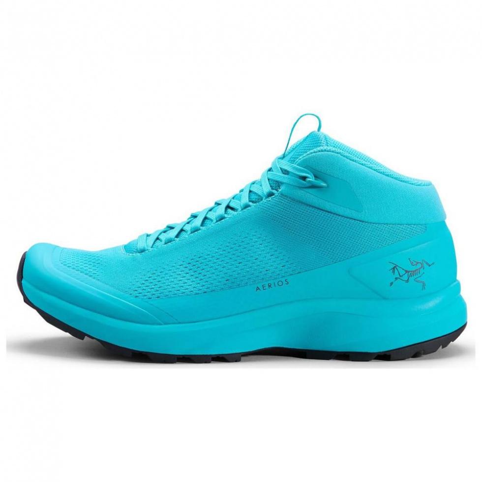 Arcteryx Aerios AURA Anti-Slip Wear-Resistant Mid-Top Trekking Shoes Unisex Blue