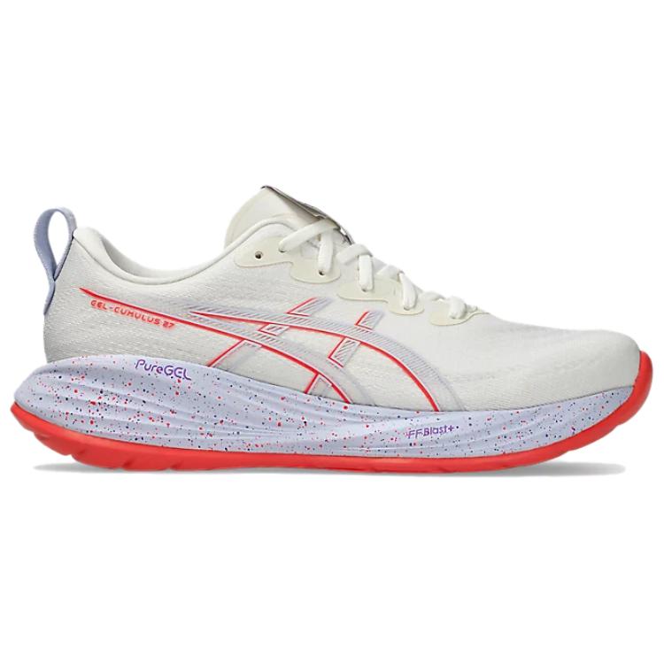ASICS Gel Cumulus 27 Long Distance Running Sprint Running Shoes Men's White