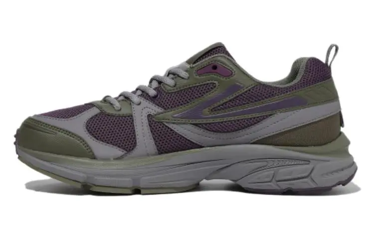 FILA Fronto Low Top Casual Shoes Unisex Green Purple Korean Style