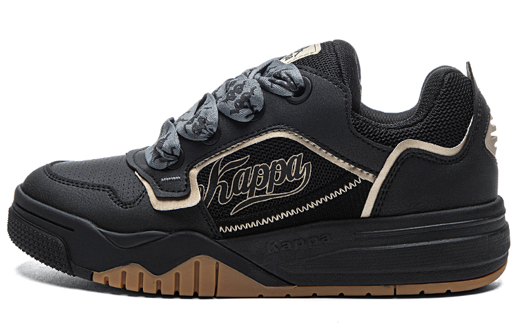 Kappa Low Top Skateboard Shoes Unisex Black