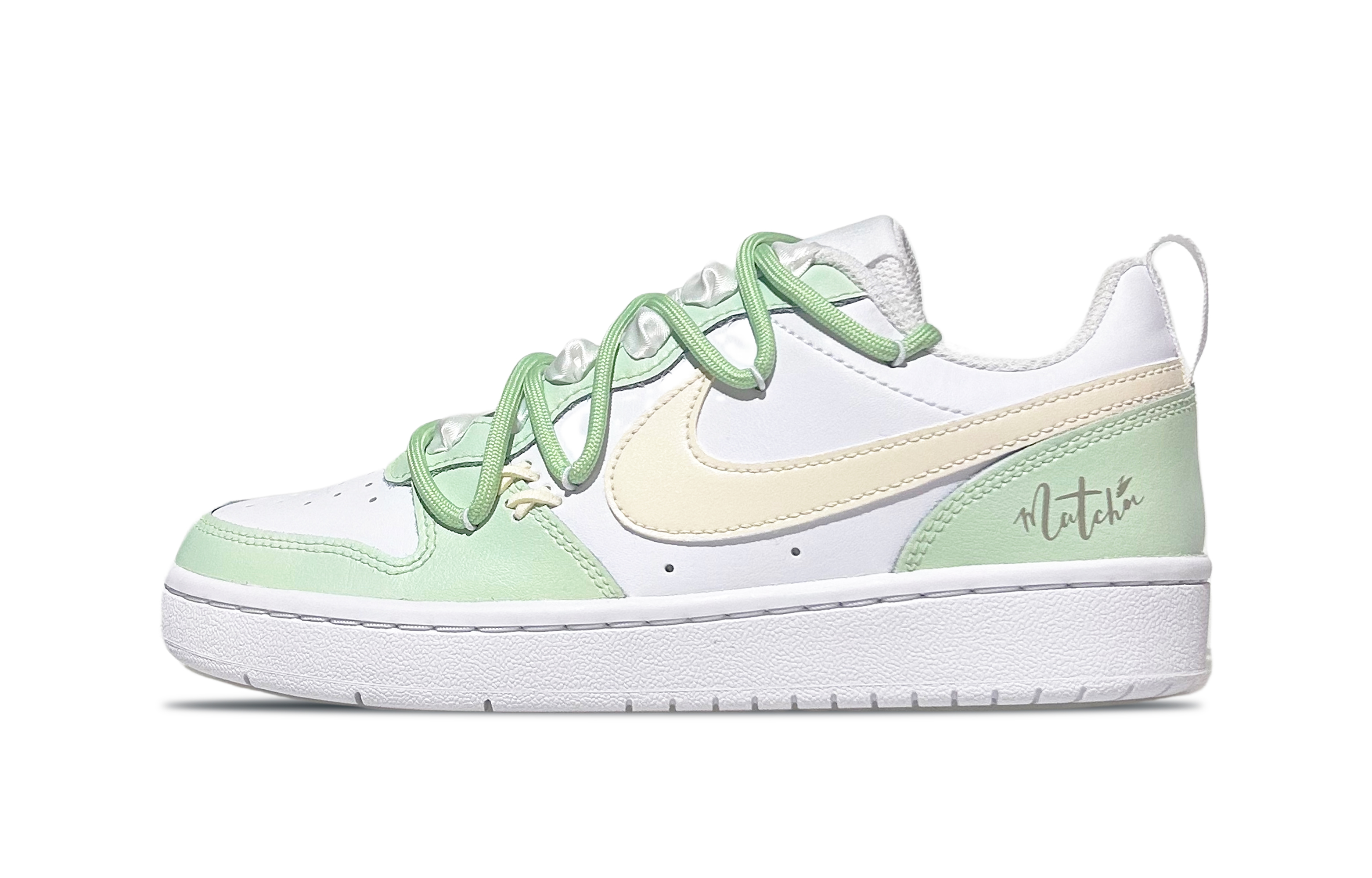 Nike Court Borough Low 2 Low-Top Skateboard Shoes Women's Light Green