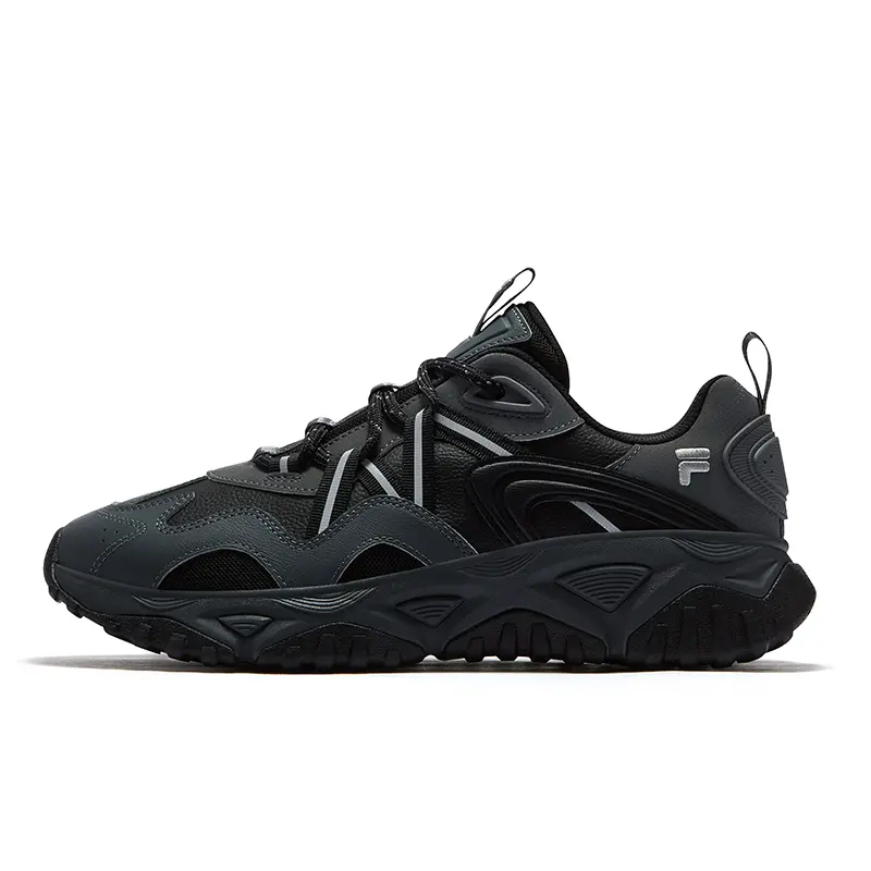 FILA FUSION FREEROAM Hiking Shoes Casual Shoes Men's Black/Castle Gray Fall/Winter Edition
