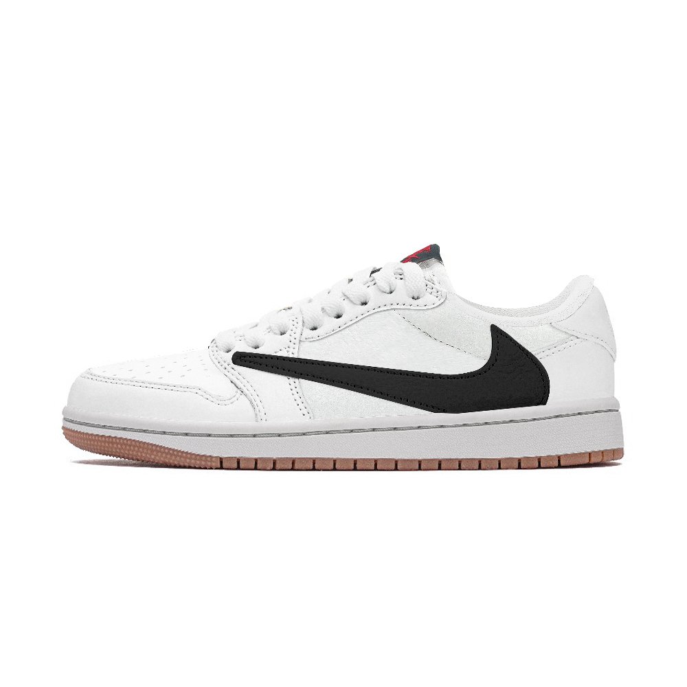 Travis Scott x Jordan Air Jordan 1 Low Top Vintage Basketball Shoes Unisex 100 Colors