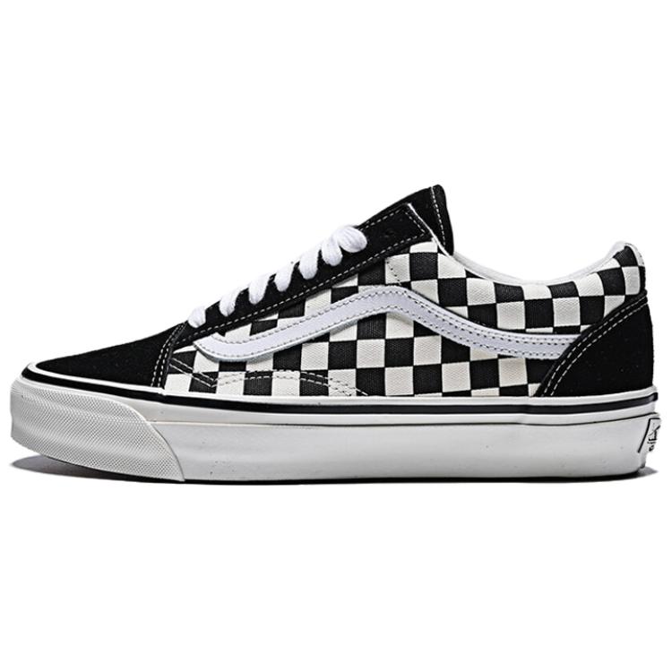 Vans LX OLD SKOOL Breathable Skateboard Shoes Unisex Black White