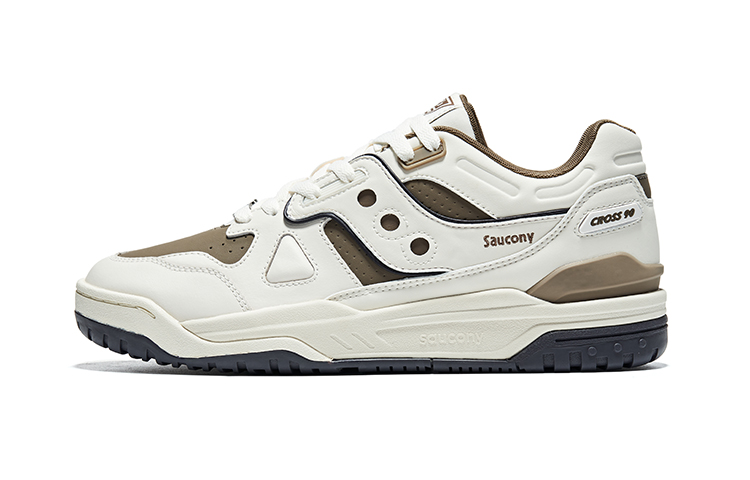 Saucony Cross 90 Running Shoes Unisex Low-Top Beige Umber