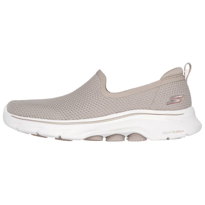 Skechers GO WALK 7 Low Top Casual Shoes Women's Taupe