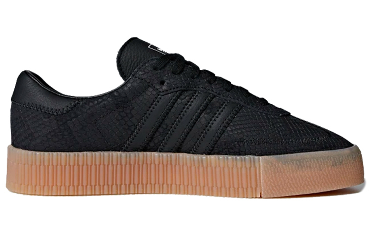 Adidas Sambarose Black White Gum Women's