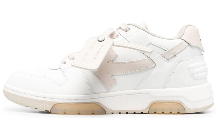 OFF WHITE Out Of Office Low Top Sneakers 'White Beige'