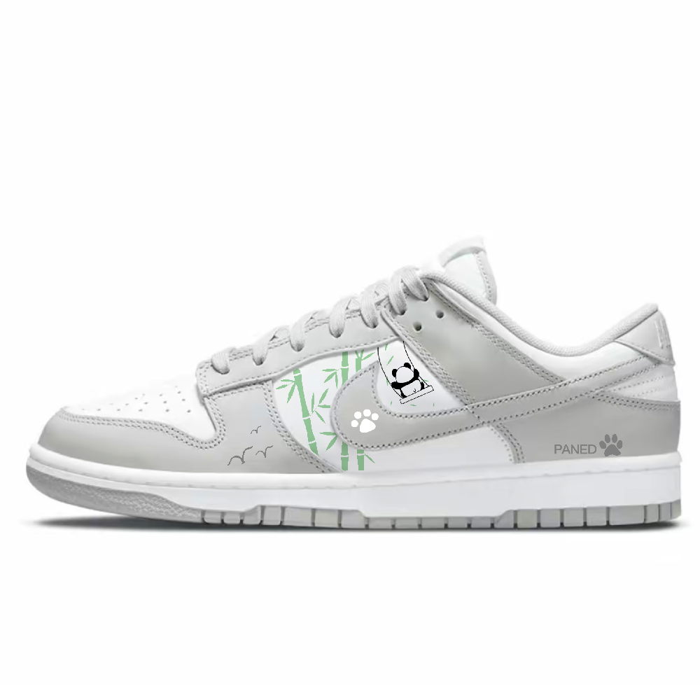 Nike Dunk Abrasion Resistant Low Top Skateboard Shoes Men's White