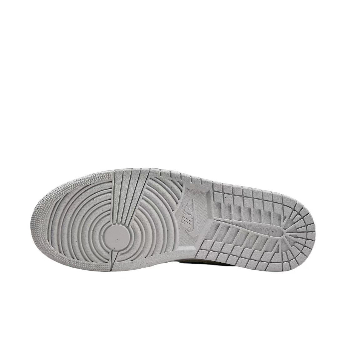 Jordan Air Jordan 1 Slip-Resistant Coverage Balance Impact-Resistant Low-Top Vintage Basketball Shoes Men's Light Gray купить в интернет-магазине Yoocart с быстрой доставкой по России.