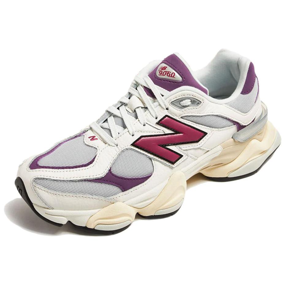 New Balance NB 9060 Повседневная обувь Низкие кеды Белый фиолетовый Унисекс