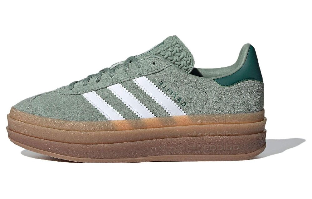 Adidas Originals Gazelle Bold Silver Green Gum Women's'ss