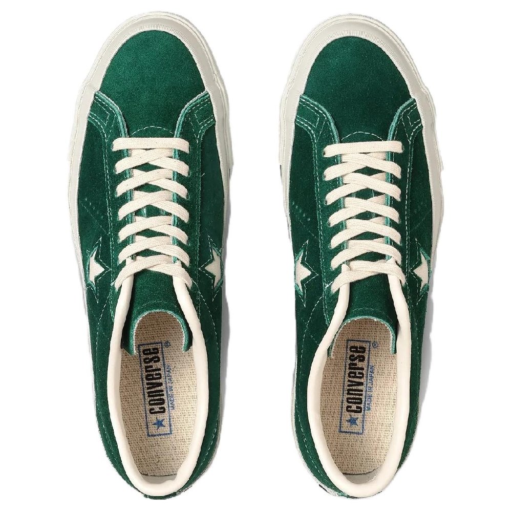 Converse One Star Anti-Slip Wear-Resistant Low-Top Canvas Shoes Unisex Green