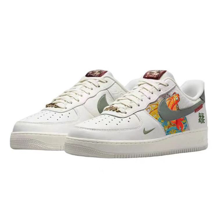 Nike Air Force 1 Anti-Slip And Wear-Resistant Lightweight Low-Top Skateboard Shoes Unisex White купить в интернет-магазине Yoocart с быстрой доставкой по России.