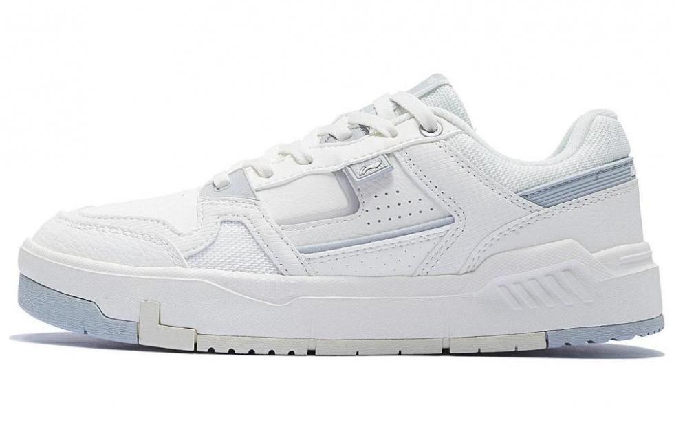 LiNing ACE V2 Durable Breathable Low-Top Skateboard Shoes Women's White Gray