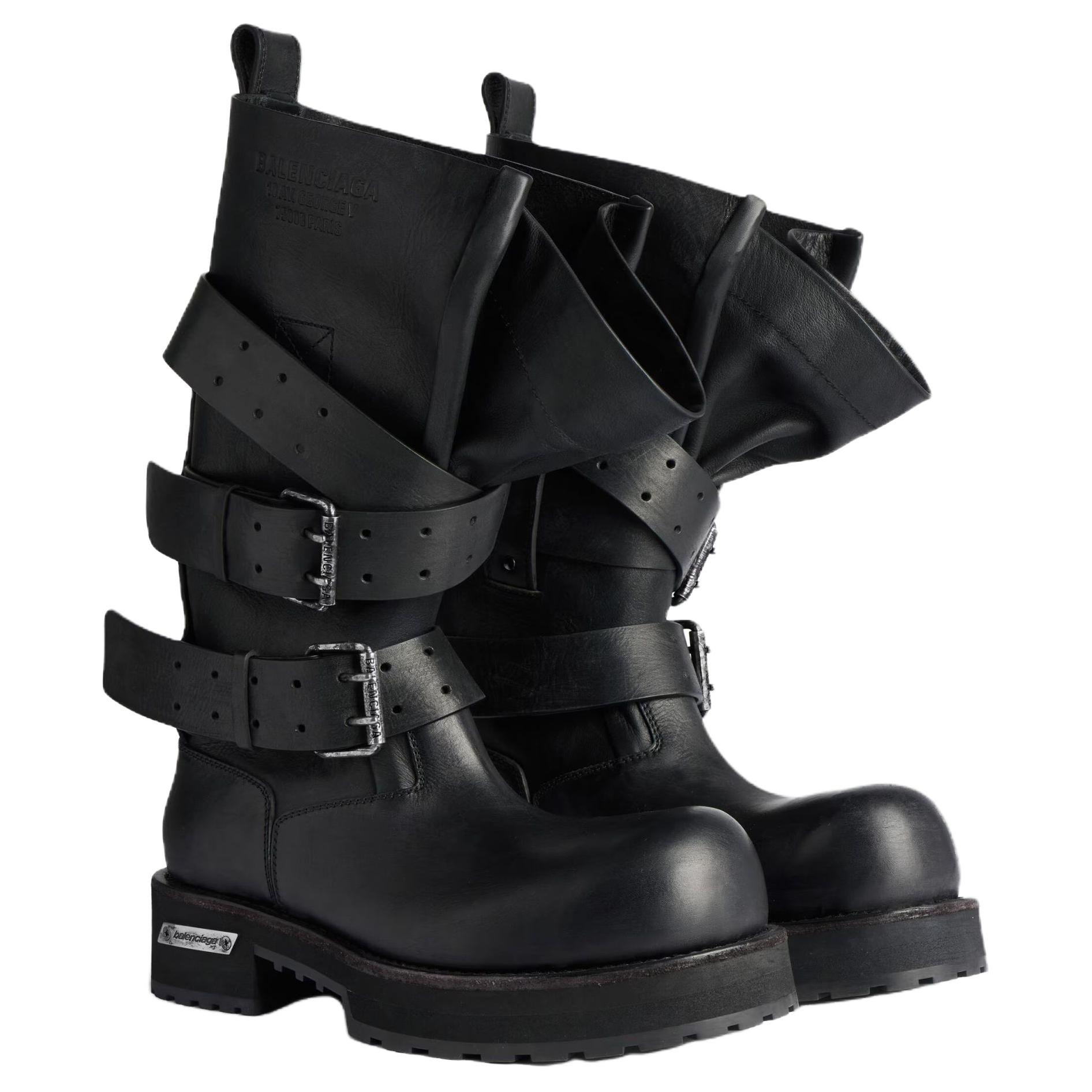 Balenciaga Venom Knee high Boots Men's Black купить в интернет-магазине Yoocart с быстрой доставкой по России.