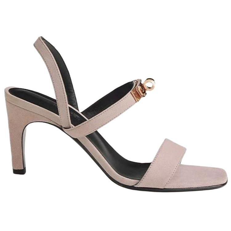 HERMES Glamour One Strap Sandals 7.5cm Women's Pink купить в интернет-магазине Yoocart с быстрой доставкой по России.