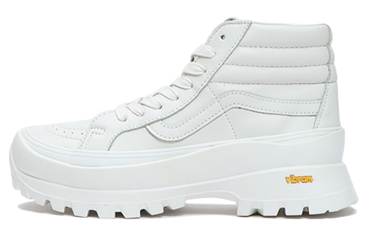 Vans Virbram X Vans SK8 Hi Lx Wear resistant Non Slip Casual Skateboarding Shoes White
