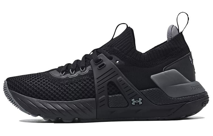 Under Armour Project Rock 4 'Black Pitch Grey' Women's