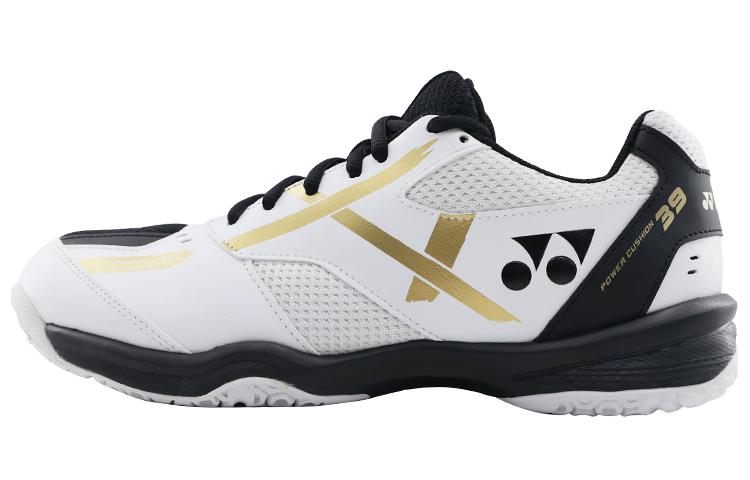 YONEX Badminton Shoes Unisex Low-Top White Gold
