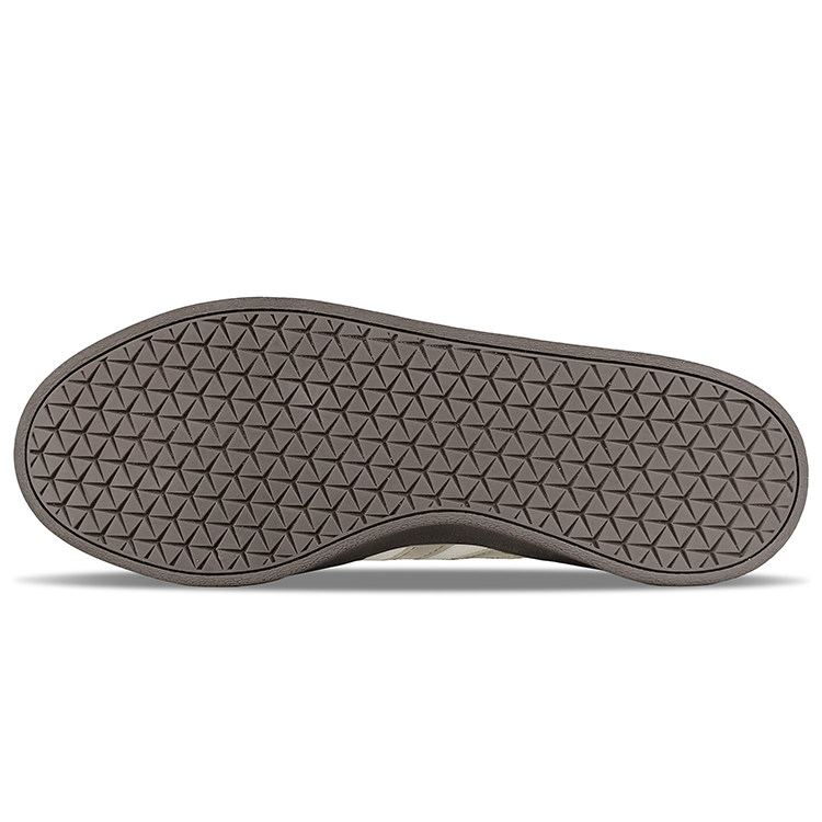 Adidas Neo Vl Court Classic Lifestyle Slip-Resistant Low-Top Skateboard Shoes Unisex Beige Gray