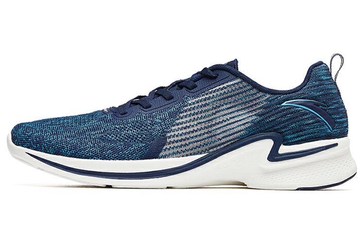 Anta Hydrogen Run II Anti Slip Wear Resistant Low Top Running Shoes Men's Blue