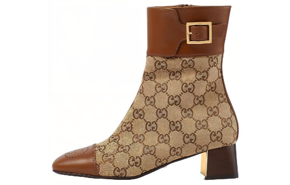 GUCCI GG Supreme Ankle Boots