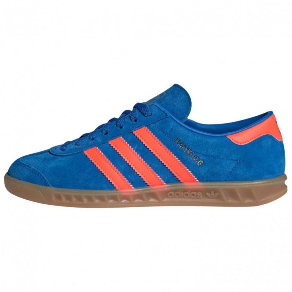 Adidas Originals Hamburg Blue Bird Solar Orange Women's
