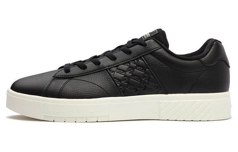 361° Warm Slip-Resistant Low-Top Skateboard Shoes Men's Black