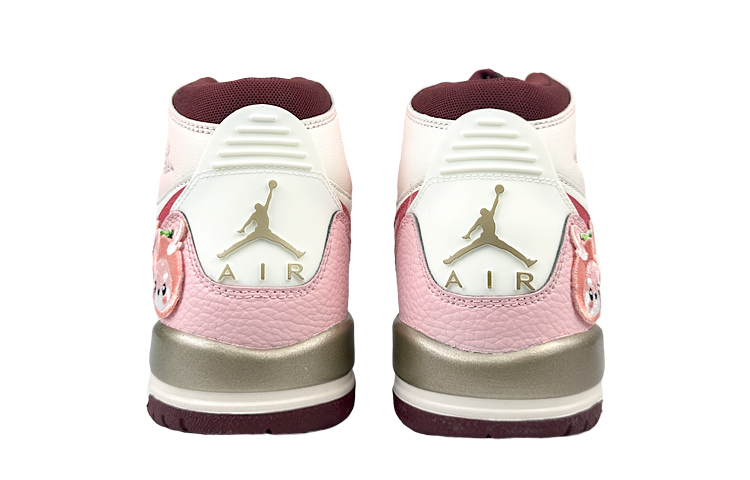Jordan Legacy 312 Cushioning Anti-Slip And Wear-Resistant High-Top Vintage Basketball Shoes Women's White Pink купить в интернет-магазине Yoocart с быстрой доставкой по России.