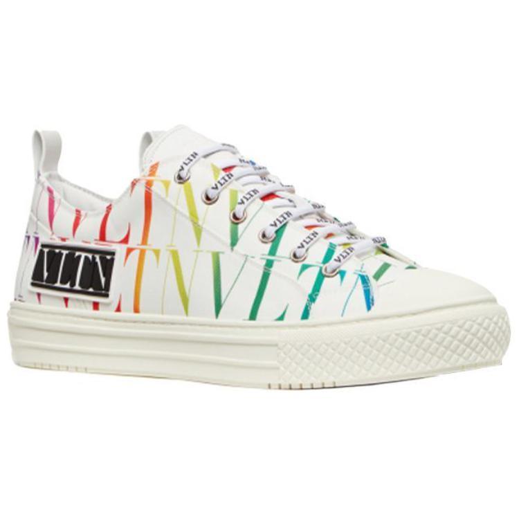 Valentino Giggies Low 'VLTN Times Allover Print - White Multi' купить в интернет-магазине Yoocart с быстрой доставкой по России.