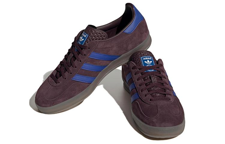 Adidas Gazelle Indoor Shadow Maroon Semi Lucid Blue купить в интернет-магазине Yoocart с быстрой доставкой по России.