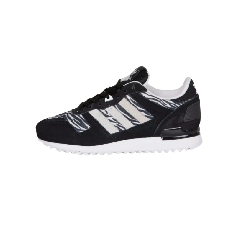 Adidas Originals ZX 700 Slip Resistant Abrasion Resistant Low top Running Shoes Men's Black