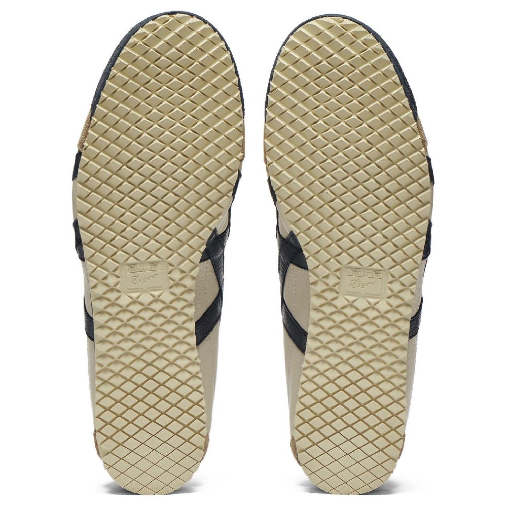 Onitsuka Tiger MEXICO 66 Anti-Slip Wear-Resistant Low-Top Casual Shoes Unisex Beige Blue