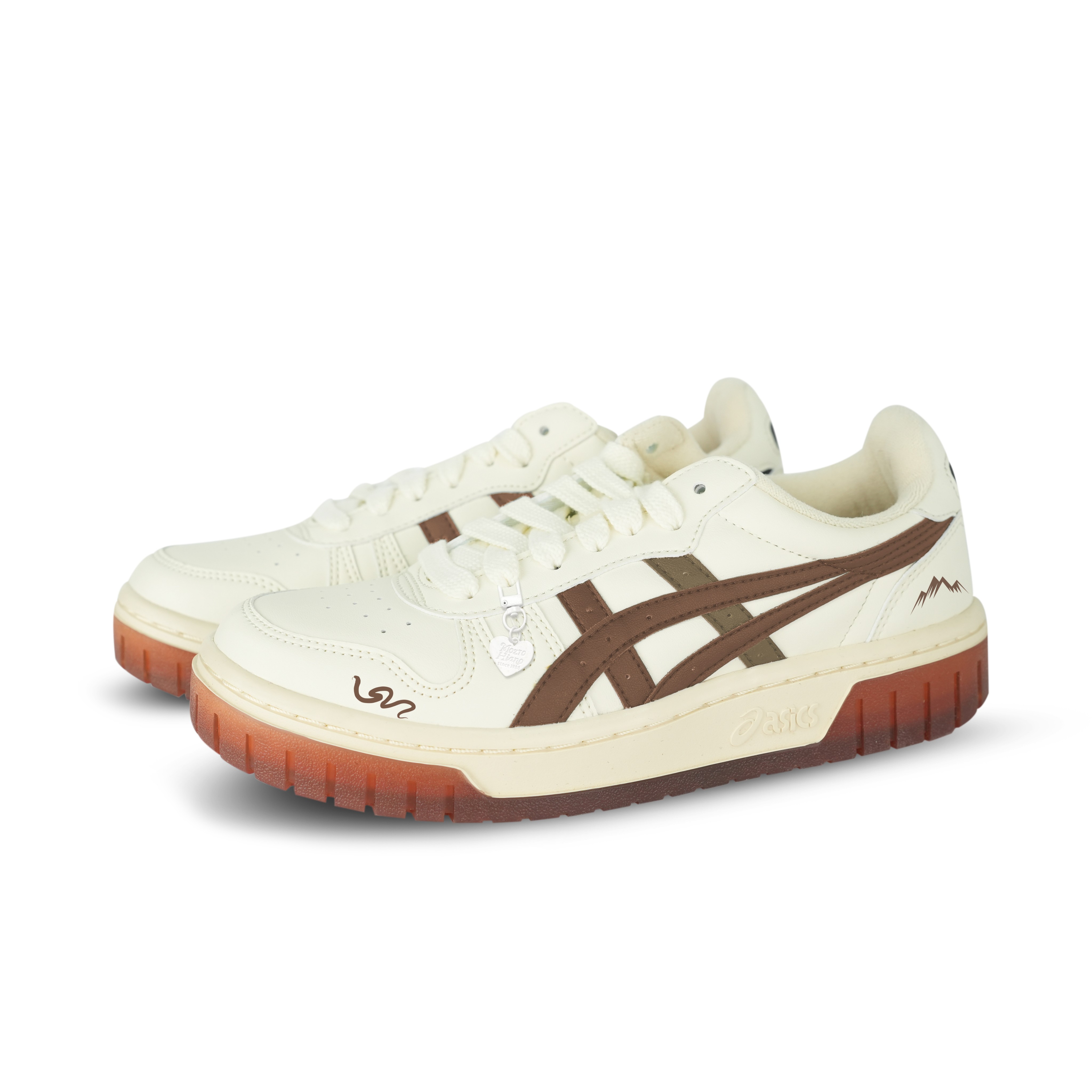 Asics Court MZ Octopus Party, Bark Brown Low Top Skateboard Shoes Unisex Brown купить в интернет-магазине Yoocart с быстрой доставкой по России.