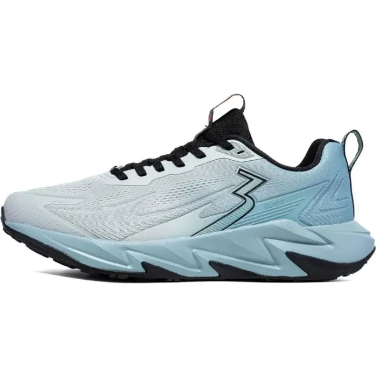 361° Slip Resistant And Abrasion Resistant Coverage Low top Casual Sprint Running Shoes Men's Gray Blue