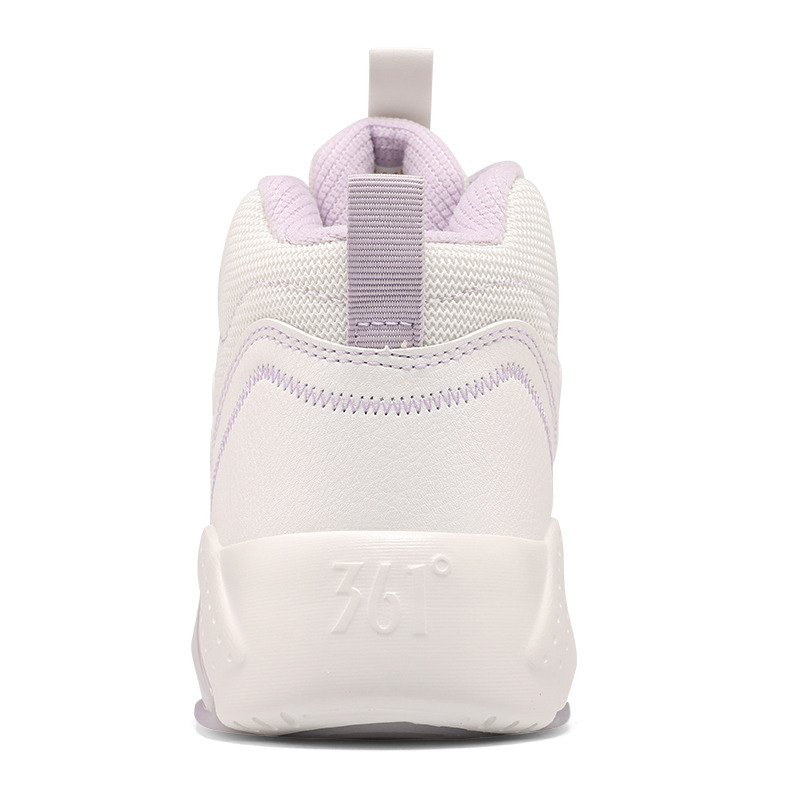 361° Life Collection Warm Mid-Top Casual Shoes Women's White Purple