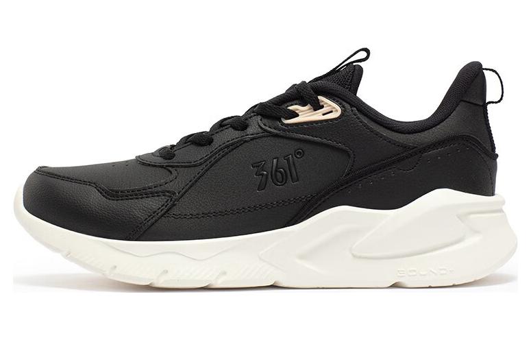 361° Cushioning Lightweight Low Top Running Shoes Women's Black Pink