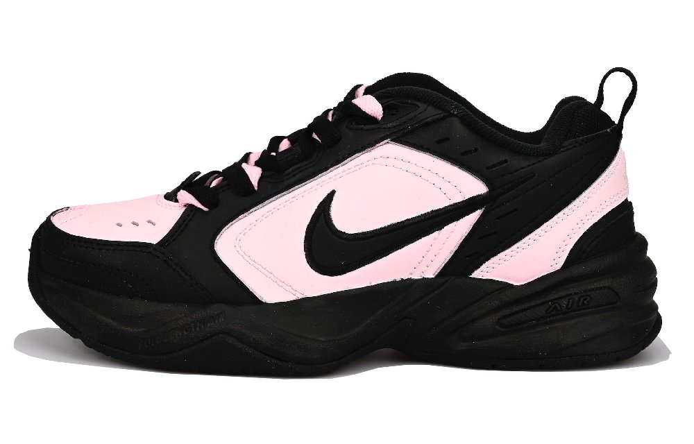 Nike Air Monarch 4 Pink Ink Princess Vlad Wear-Resistant Low-Top Chunky Sneakers Unisex Black Pink