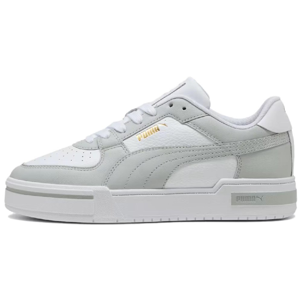 PUMA Low Top Skateboard Shoes Men's Gray White