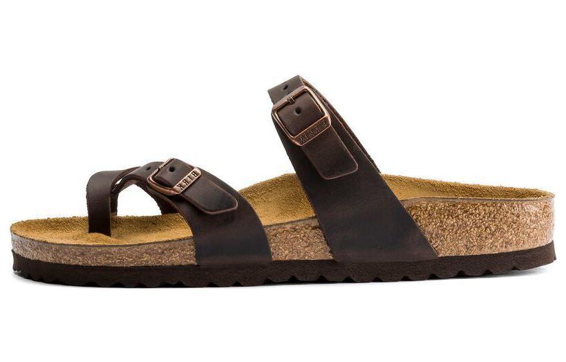 Birkenstock Mayari Oiled Leather Narrow Fit 'Habana' Women's