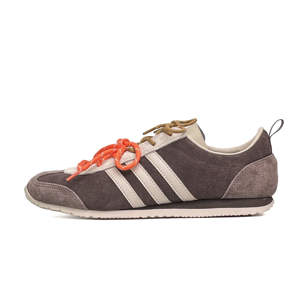 Adidas VS JOG 2.0 Anti Slip Wear Resistant Low Top Casual City Commute Running Shoes Unisex Tan