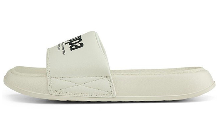 Kappa Slide Slippers Unisex Ecru