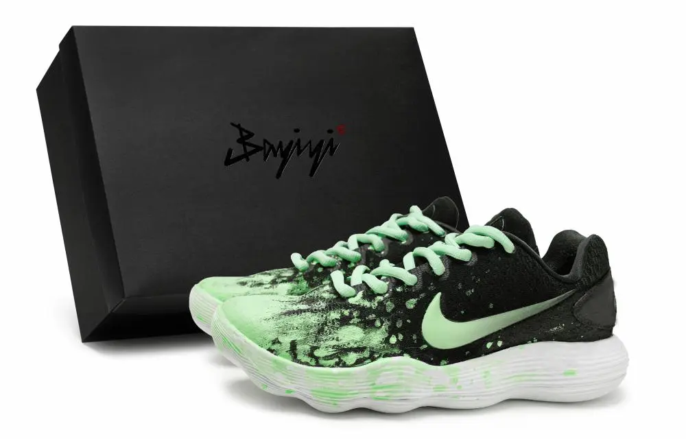Nike Hyperdunk 2017 Basketball Shoes Men's Low top Cyan/Black